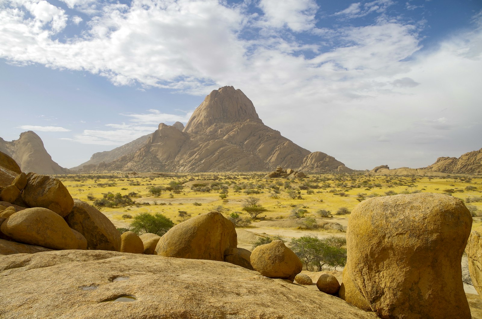 Spitzkoppe granite peaks in Erongo, Namibia, seen on the Spitzkoppe Full Day Adventure from Swakopmund