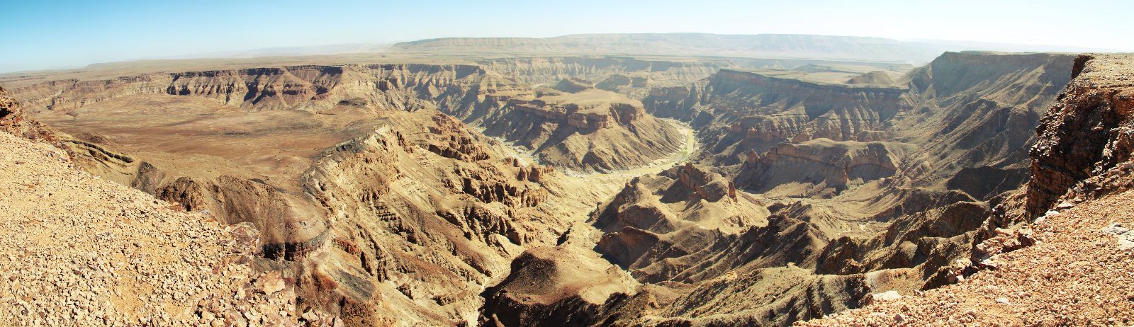 Vista panorâmica do Fish River Canyon, Namíbia
