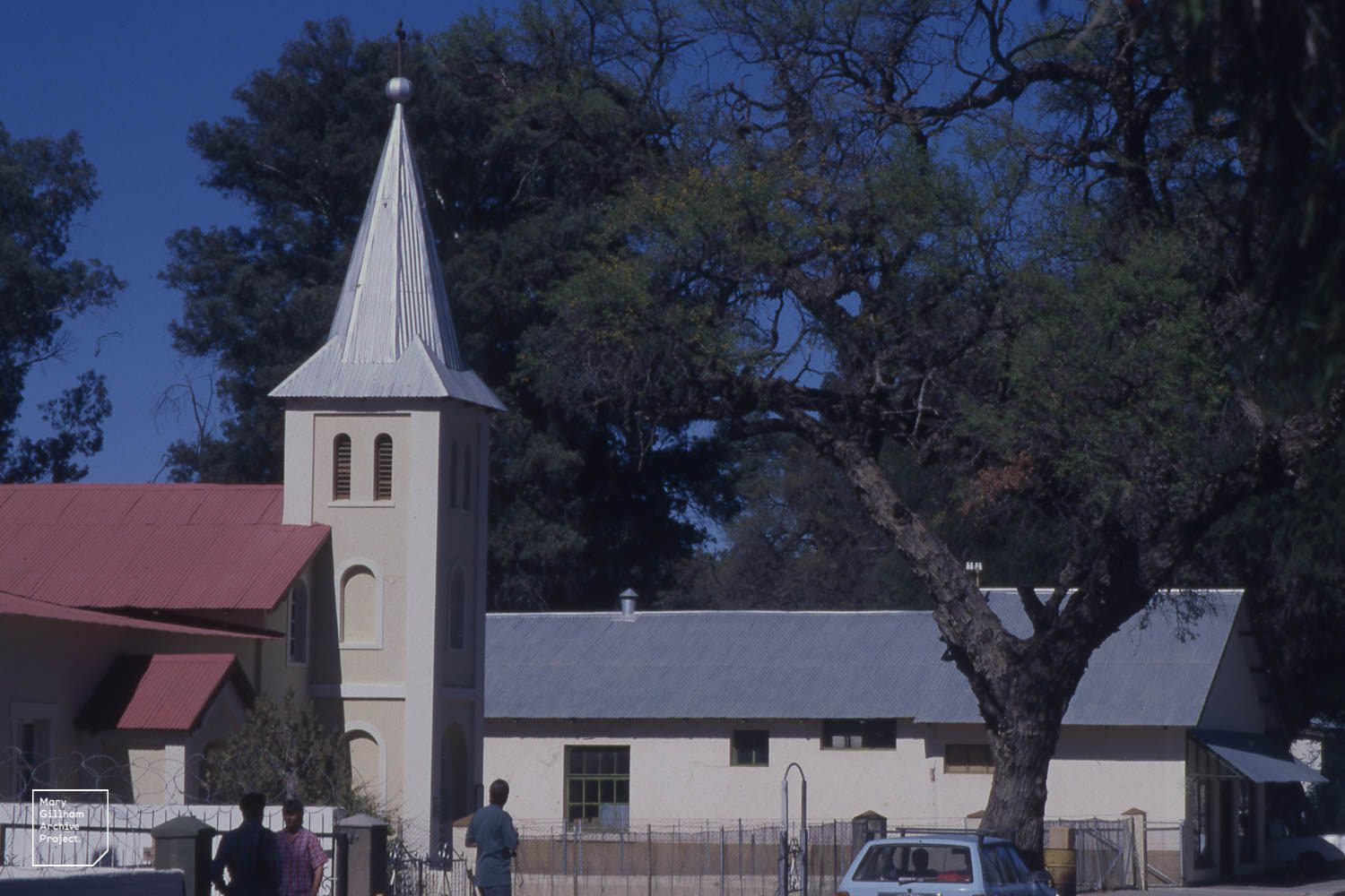 Main Street in the town of Omaruru, Namibia