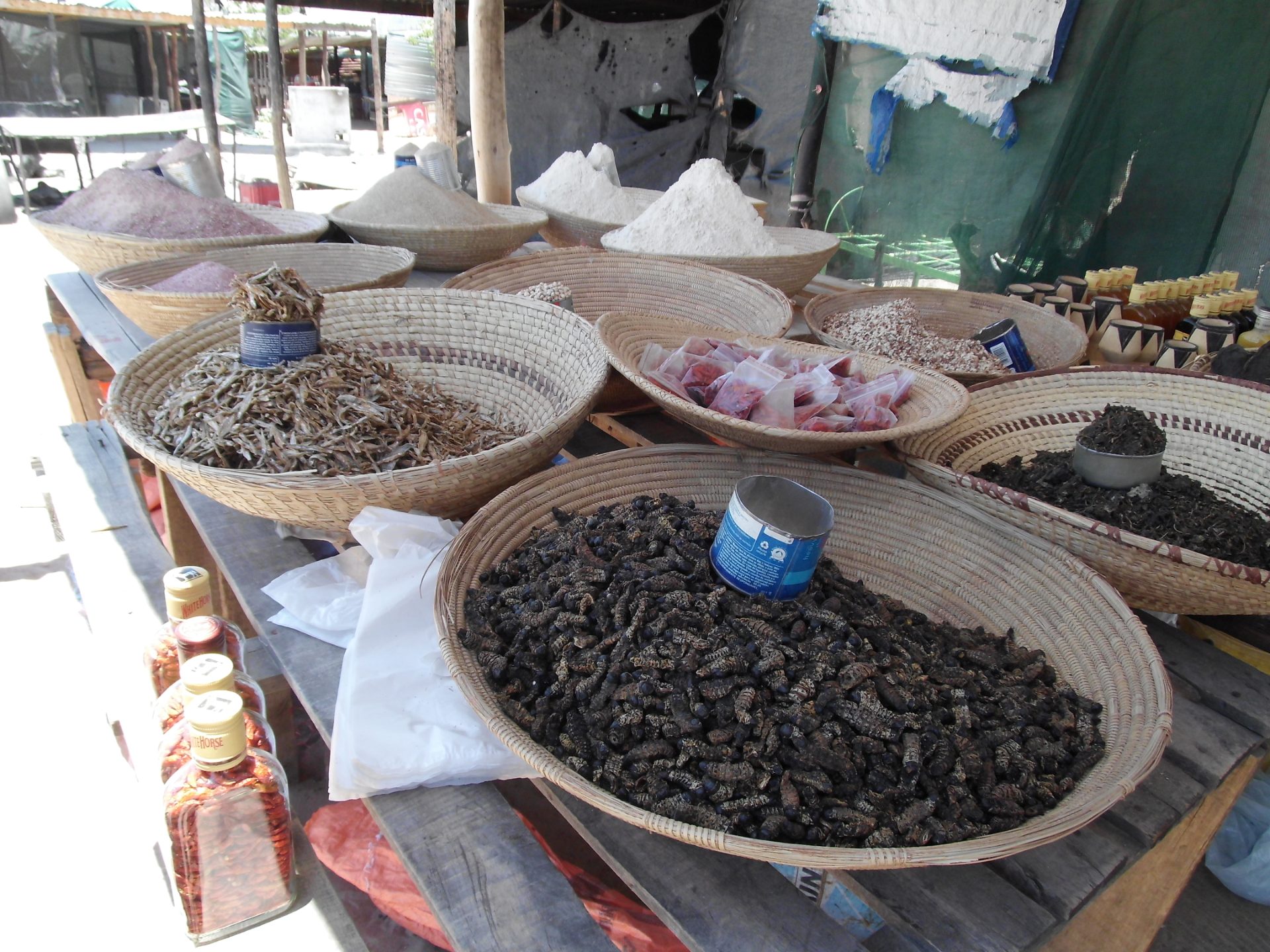 A market scene in Oshakati, Namibia