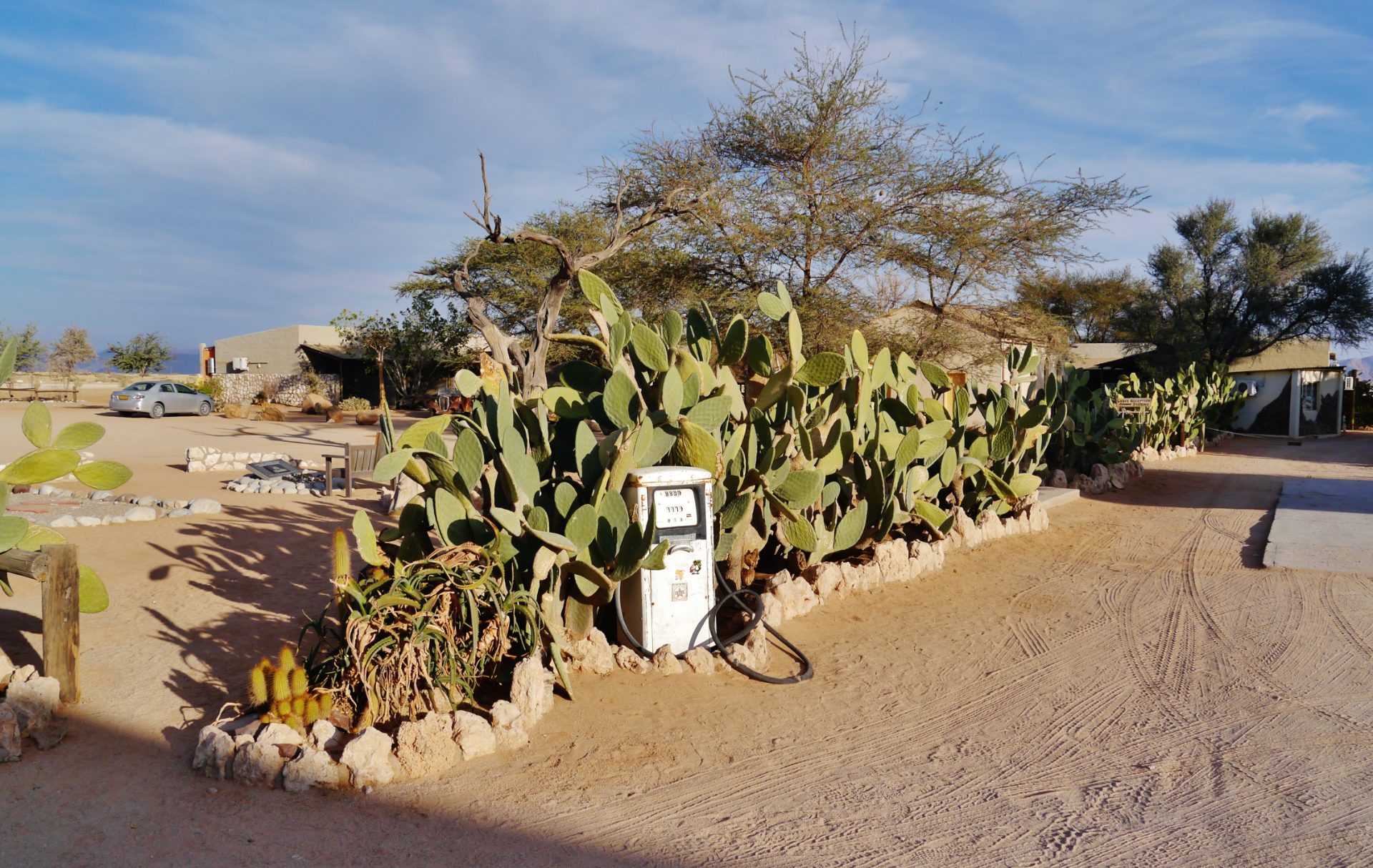 The small settlement of Solitaire, Khomas Region, Namibia, showing the general store and surroundings