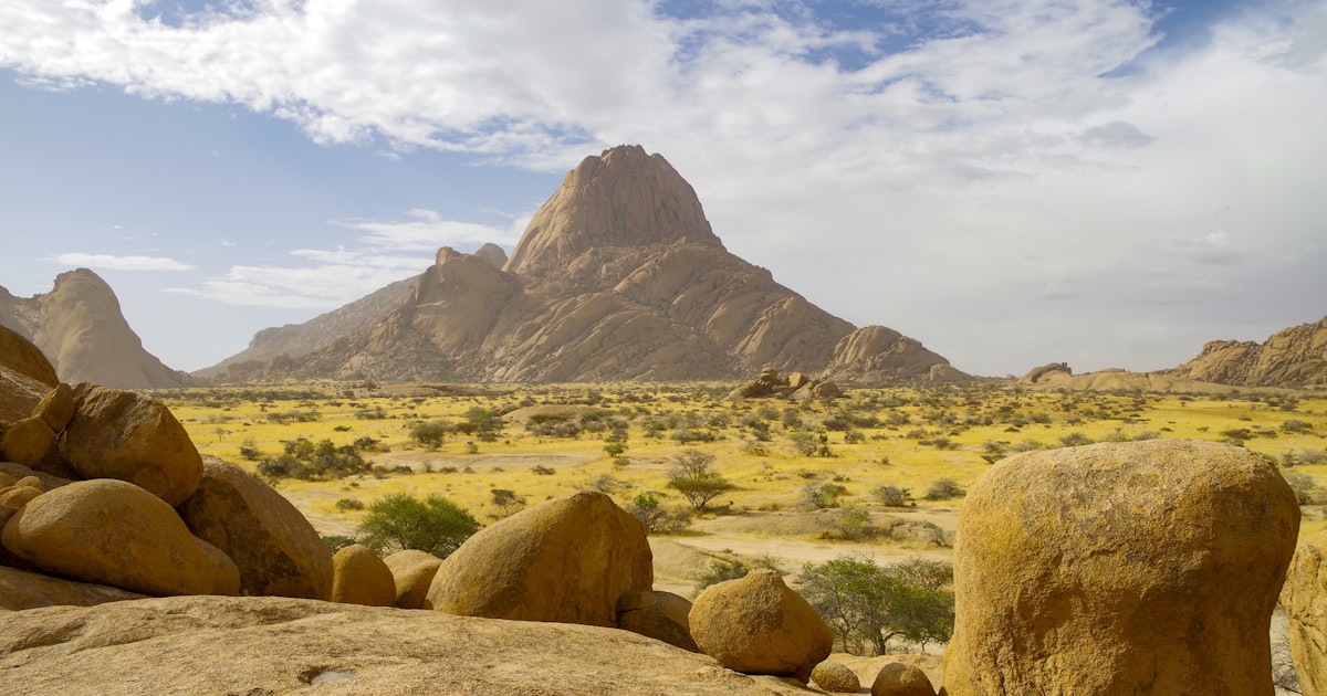 Picos de granito de Spitzkoppe, Namibia