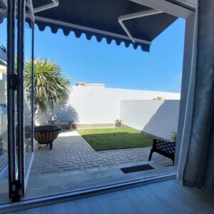 A Lighthousee Delight Swakopmund: patio with table and bench