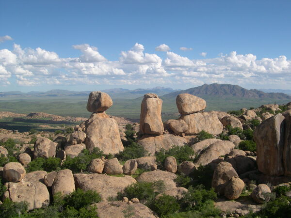 the Erongo region, Namibia - location context, not a photograph of Donkerhuk Safaris
