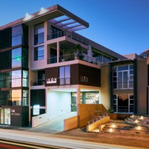 iKON Apartments, Windhoek: building exterior from the street