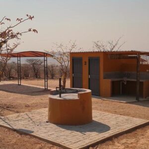 Opuwo Country Lodge Campsite: campsite shelter in the grounds