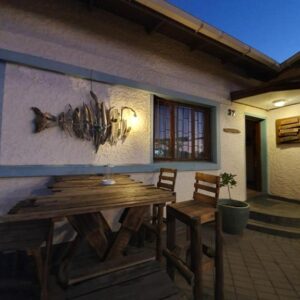 Salty Jackal Surf Camp Swakopmund: outdoor patio seating