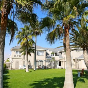 Stay @ Swakop, Swakopmund: guesthouse with palm trees