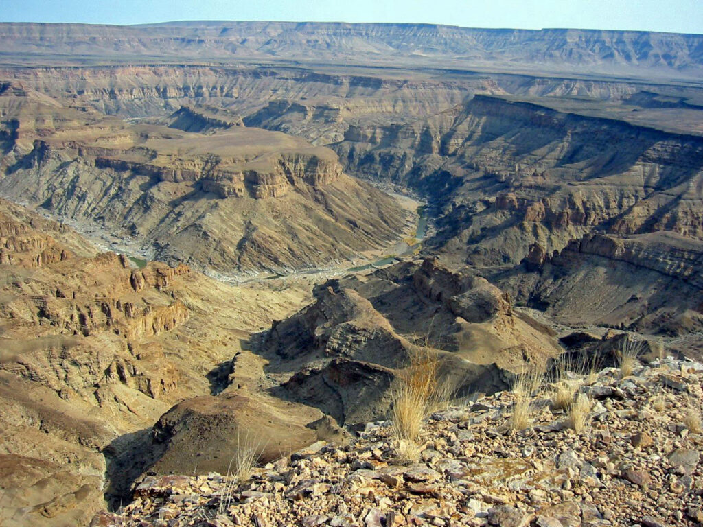 Namibia canyon and mountain hiking